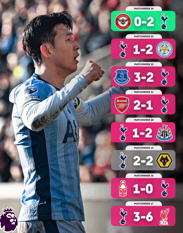  不容易！熱刺終結(jié)英超7輪不勝，此前7場(chǎng)僅1平6負(fù)
