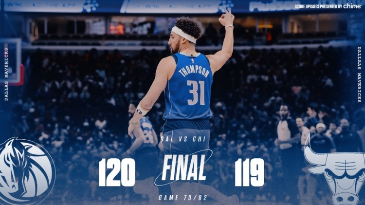  險勝公牛！獨行俠官方曬贏球海報 克萊成為封面人物