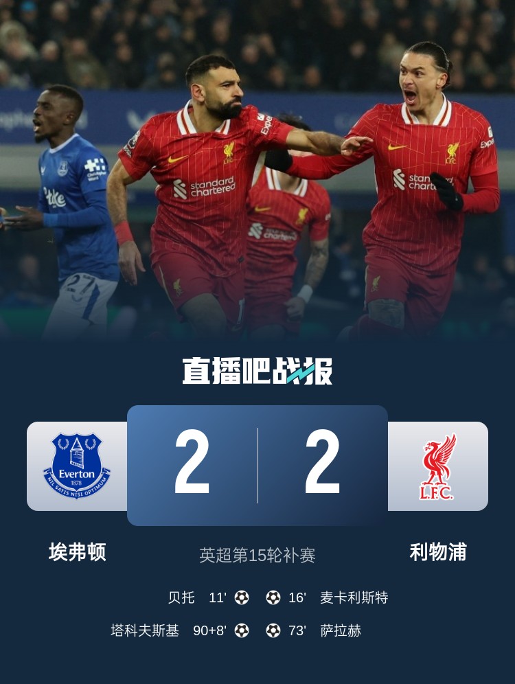  劉語熙評默西塞德德比：場面勝過比分，奧利弗又一次當“主角”