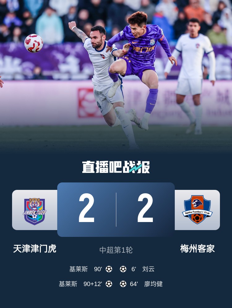  和風(fēng)勁吹！今日下午中超4場比賽全部以平局收?qǐng)? class=